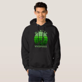 Praying Mantis Whisperer Retro Green Insec Hoodie (Voorkant volledig)
