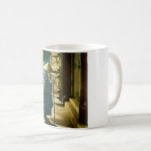 Praying Priest in Old Japan  Magic Lantern Koffiemok (Voorkant rechts)