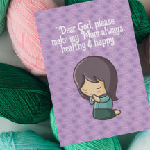 Praying Woman for Moederdag personaliseren