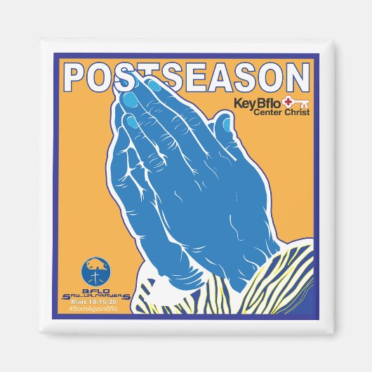 PRAYINGHANDS BFLO POSTSEASON MAGNEET (Voorkant)