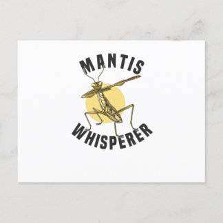 Prays Mantis Insect Lover Briefkaart