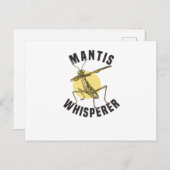Prays Mantis Insect Lover Briefkaart (Voorkant / Achterkant)