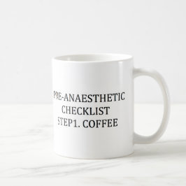 PRE-ANESTHETISCHE CHECKLIST STAP 1 - KOFFIE KOFFIEMOK