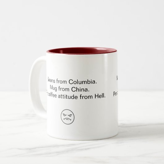 Pré-café Attitude tasse de café (Devant gauche)