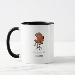 Pre-Coffee Warning Funny Office Desk Mug Mok