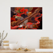 Pre-columbinos pop poster (Keuken)