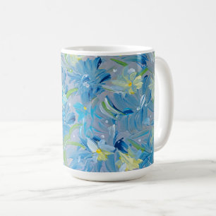 Pré d'été Mug de café floral