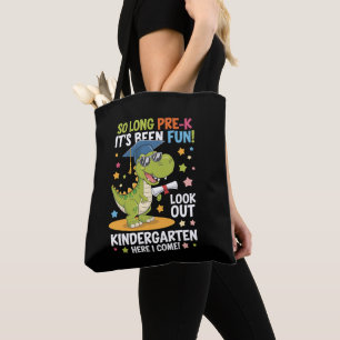 Pre K afgestudeerde kleuterschool Dinosaur T Rex Draagtas