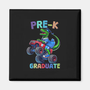 Pre-k Afstudeer Monstertruck Dinosaur Boys Kids Magneet