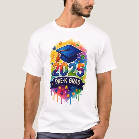 Pre k Afstuderen 2025 T-shirt (Voorkant)