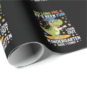 Pre K Afstuderen kleuterschool dinosaurus T Rex Cadeaupapier (Rol Hoek)