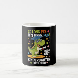 Pre K Afstuderen kleuterschool dinosaurus T Rex Koffiemok
