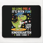 Pre K Afstuderen kleuterschool dinosaurus T Rex Muismat (Voorkant)