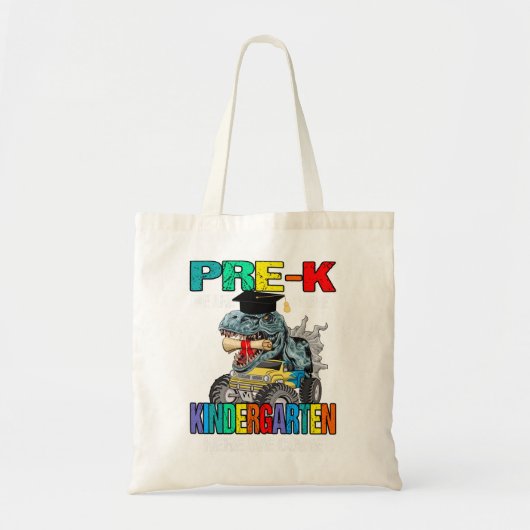 Pre-K Afstuderen Magical Dinosaur Tote Bag (Voorkant)