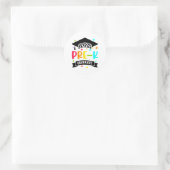 Pre K Afstuderen Voorschoolse 2024 Afstuderen Cade Ronde Sticker (Tas)