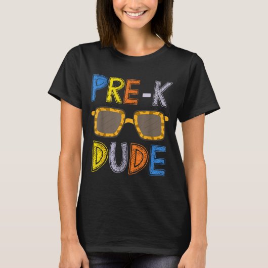 Pre-k Dude Back To School-first Day Of Preschool G T-shirt (Voorkant)