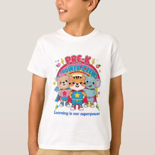 Pre-K Power Crew – Klein maar Krachtig! T-shirt