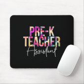 Pre-k Teacher Istant Tie Dye Back To School Apprec Muismat (Met muis)