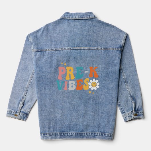 Pre-K Vibes Denim Jacket (Achterkant)