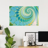 Pre-Life - Fractal Poster (Thuiskantoor)