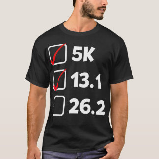 Pre Marathon Checklist Funny Running T-shirt