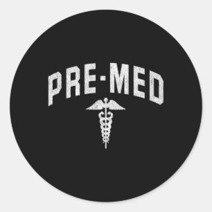 Pre-med Student Pre-Medicine Toekomstige Arts Ronde Sticker