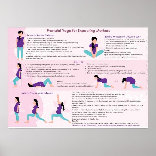 Pre Natal Yoga Poster (Voorkant)