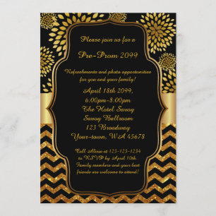 Pre-prom-uitnodiging, pre-prom, Quinceanera, Sweet Kaart