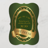 Pre PromJunior, Great Prom, smaragdgroen, goud