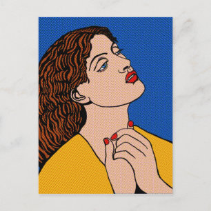 Pre-Raph Pop Grrl Briefkaart