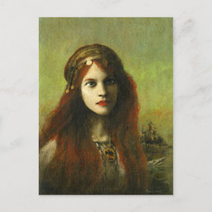 Pre-Raphaelite Girl Briefkaart