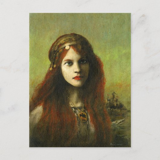 Pre-Raphaelite Girl  Briefkaart (Voorkant)