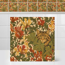 Pre Raphaelite Langharige Kat Kamperfoelie Morris