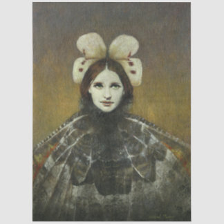 Pre-Raphaelite Style Butterfly Girl Tissuepapier