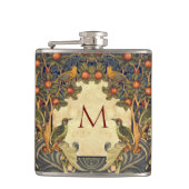 Pre Raphaelite Wm. Morris  MONOGRAM Heupfles (Voorkant)