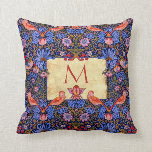 Pre Raphaelite Wm. Morris  MONOGRAM Kussen