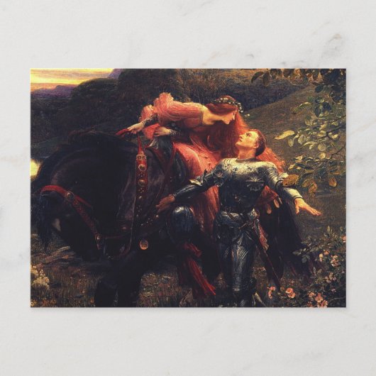 Pre Raphaelites - La Belle Dame Sans Merci Briefkaart (Voorkant)