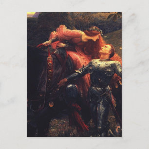 Pre Raphaelites - La Belle Dame Sans Merci Briefkaart