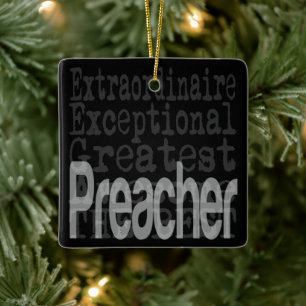 Preacher Extraordinaire Keramisch Ornament