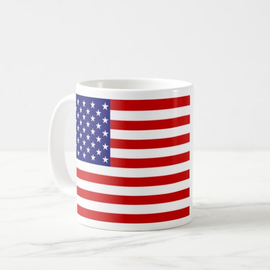 Préambule de la Constitution Drapeau Mug (Devant gauche)