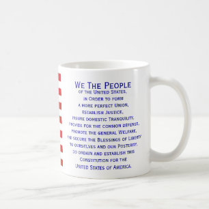 Préambule de la Constitution Drapeau Mug