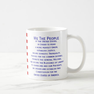 Préambule de la Constitution Drapeau Mug
