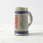 Préambule de la tasse de drapeau de constitution (Devant droit)