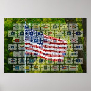 Preambule Perfection - Amerikaanse grondwet Poster