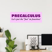 Precalculus Poster (Thuiskantoor)