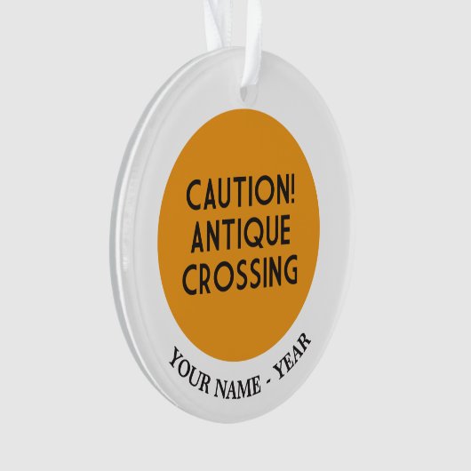 Précaution ! Croisement antique (devant)