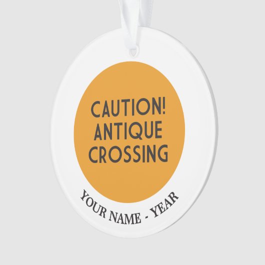 Précaution ! Croisement antique (devant)