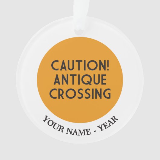 Précaution ! Croisement antique (devant)