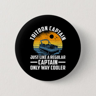 Precies als een gewone kapitein, alleen veel coole ronde button 5,7 cm