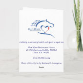 Precies zo'n portret kaart (Achterkant)